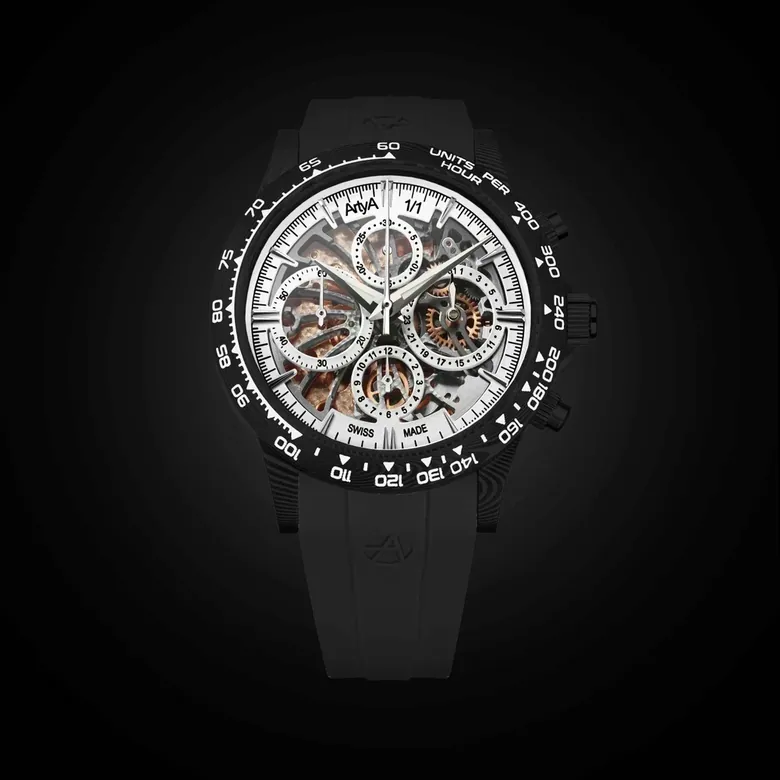 Dark Damascus Chrono