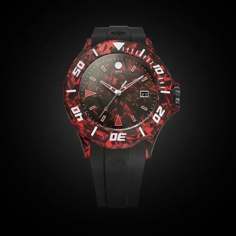 Large Red Diver Carbon