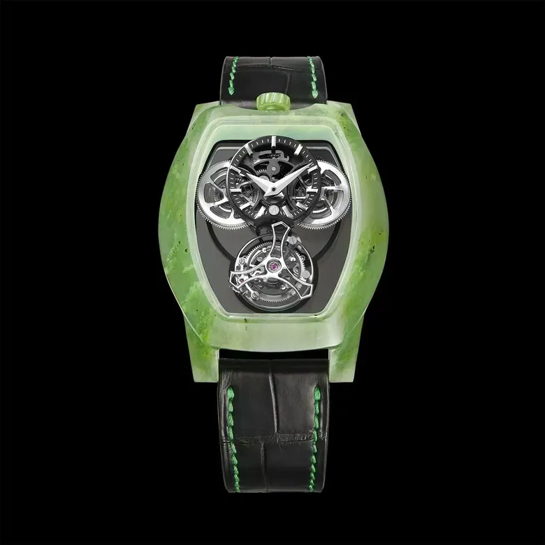 Curvy Purity Tourbillon Jade