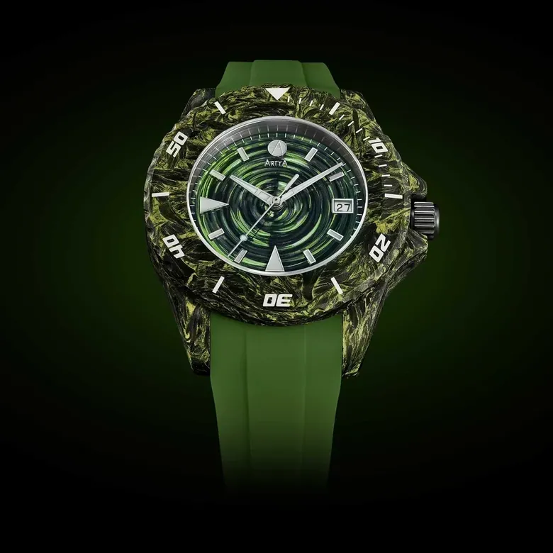 Light Green Carbon Green Wave