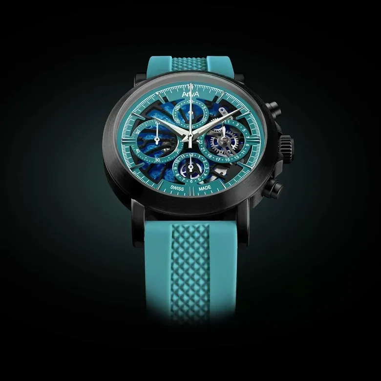 Yas Steel Black Chrono III