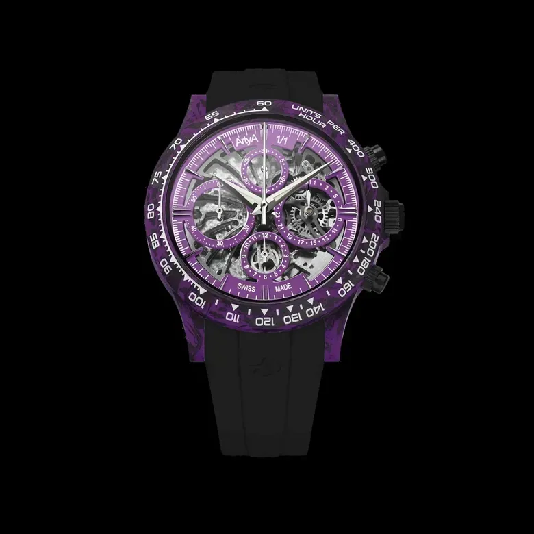 Purple Carbon Chrono