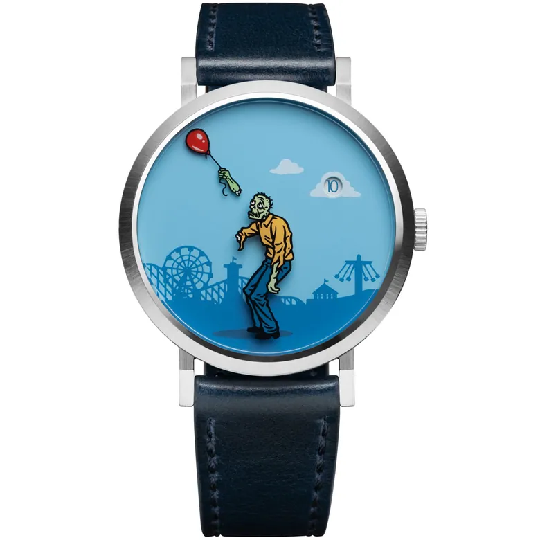 Happiness is Fleeting Jump Hour Automatic | Asteriskwatches.com