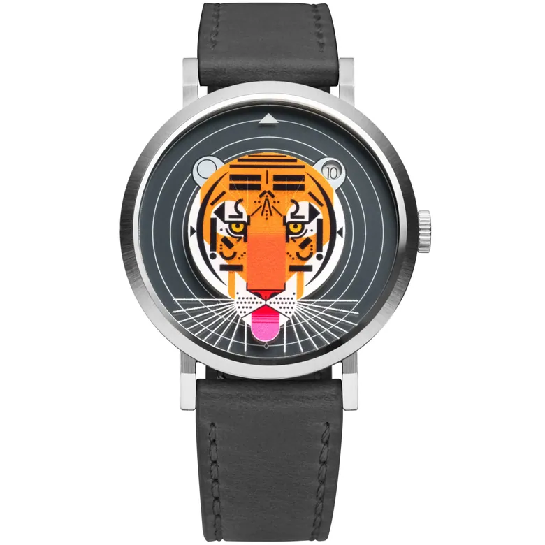 Charley Harper Cool Carnivore Jump Hour Automatic| Asteriskwatches.com