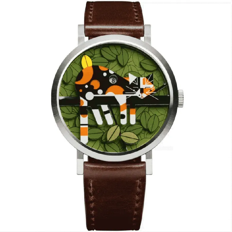 Charley Harper Limp on a Limb Jump Hour Automatic| Asteriskwatches.com