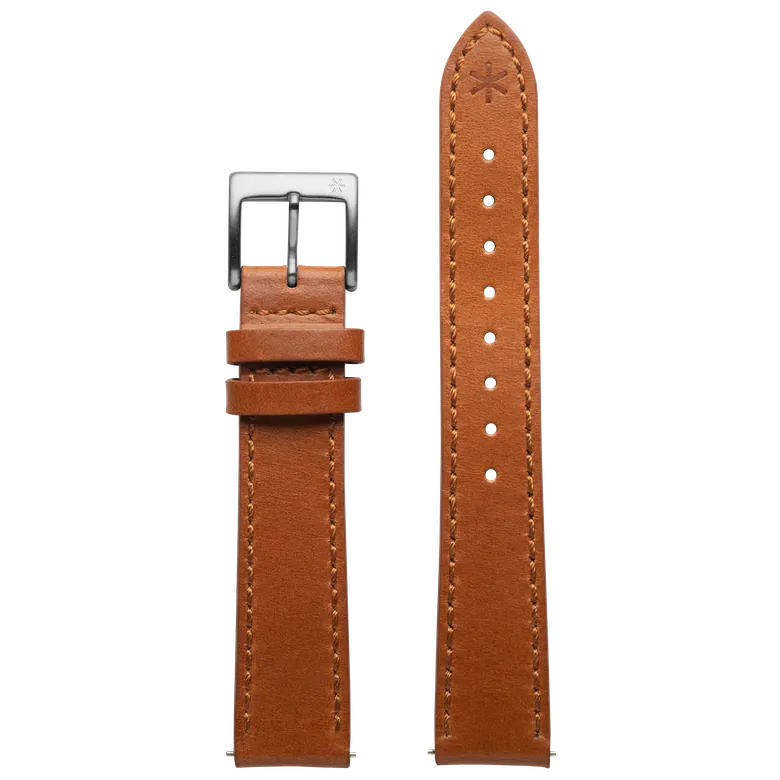 Asterisk 18mm Replacement Leather Strap | Asteriskwatches.com