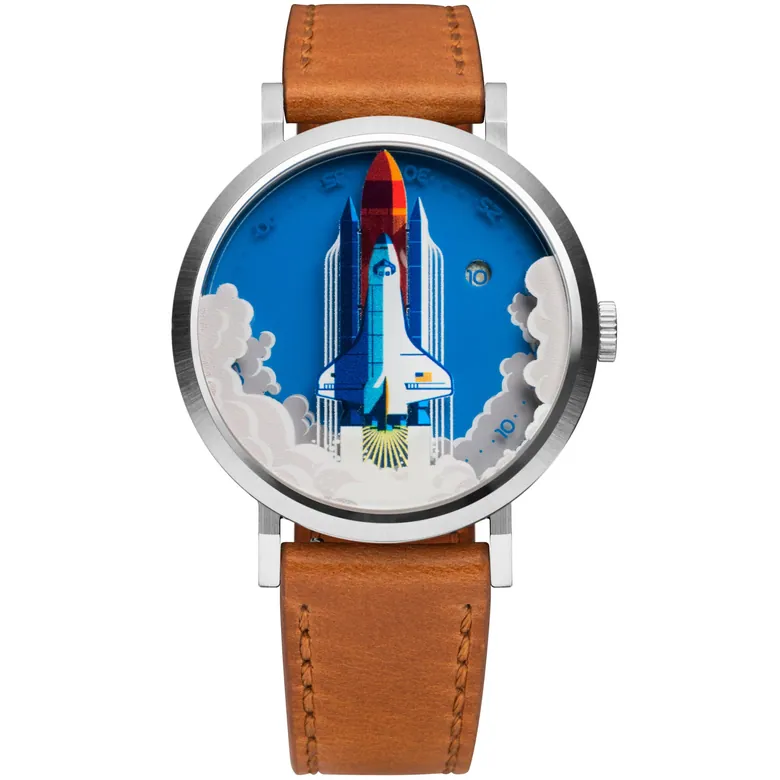 Space Shuttle Jump Hour Automatic | Asteriskwatches.com