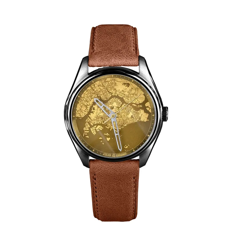 Singapore Brass Golden Second