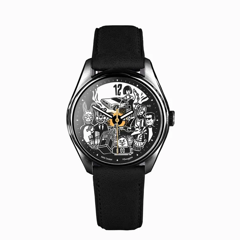 Montre Pop Culture "Timefolder" illustrée par MrSmuggler