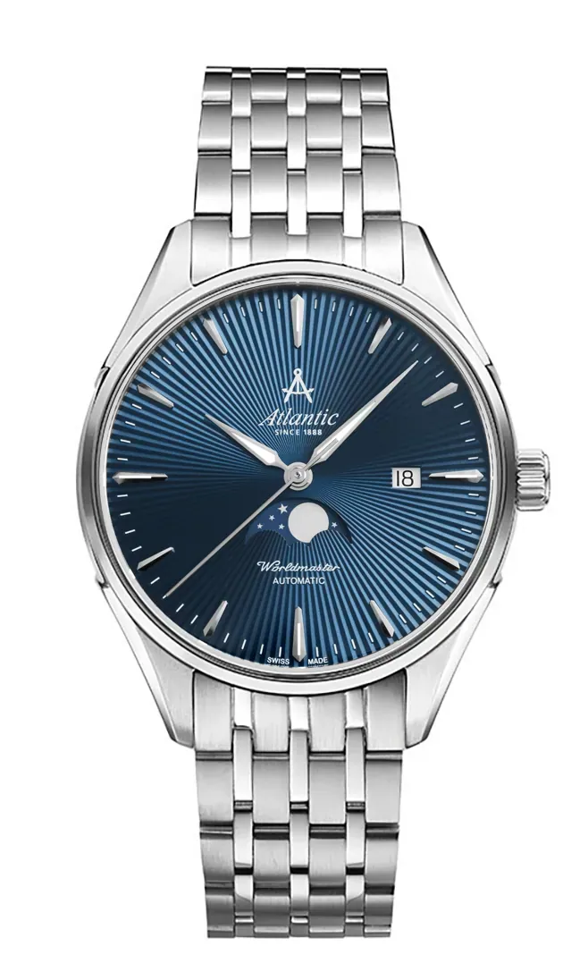 Worldmaster 1888 Automatic NE Moonphase | Stainless Steel Bracelet