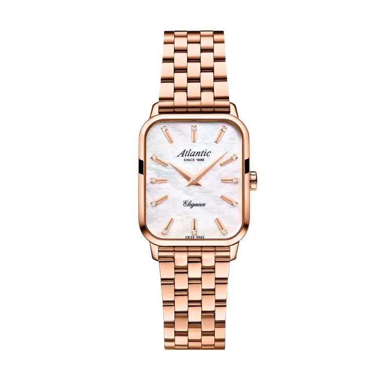 Elegance Belle | Rose Gold with Mother Of Pearl Dial and Metal Bracelet
