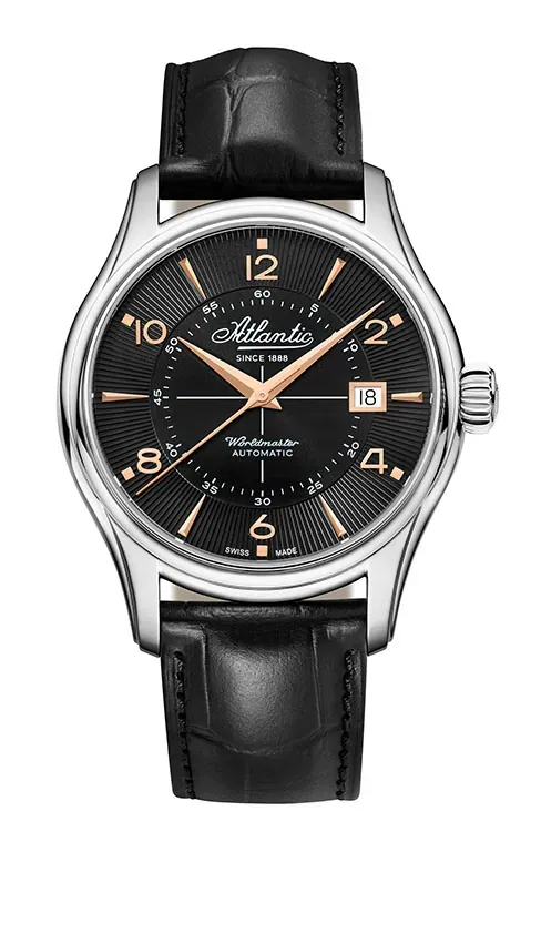 Worldmaster 1888 Automatic Vintage Edition 40mm | Black & Rose Gold