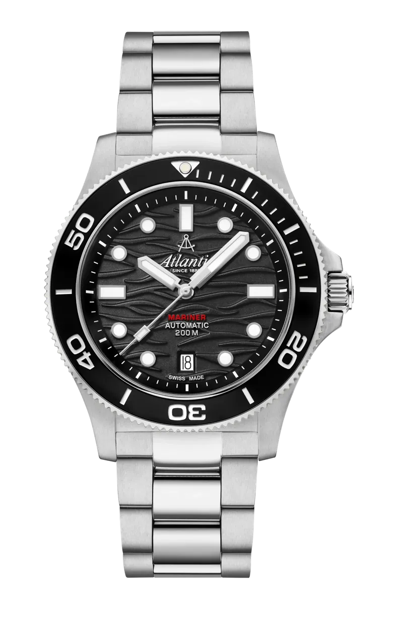 Atlantic Mariner Wave Automatic | Black Steel