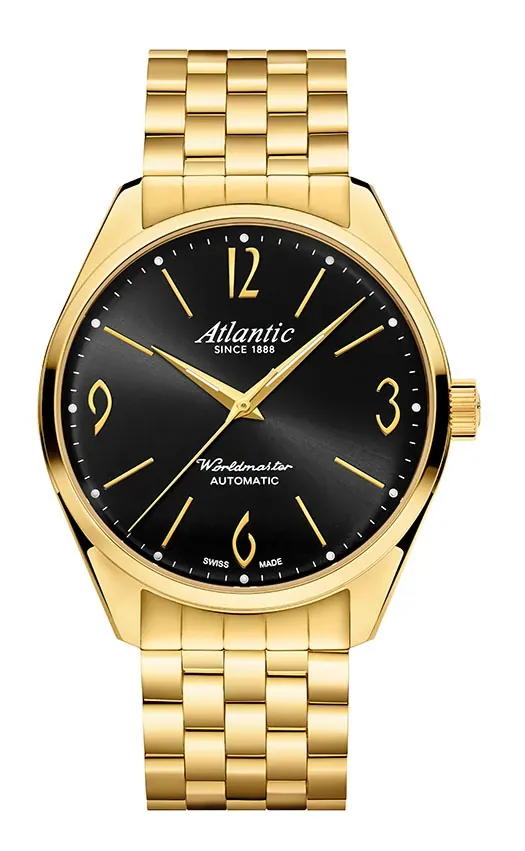 Worldmaster Art Deco Automatic | Yellow Gold PVD Black