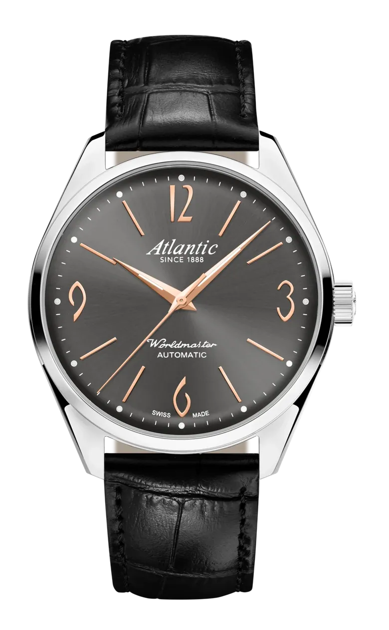 Worldmaster Art Déco Automatic | Anthracite with Rose Gold Accents