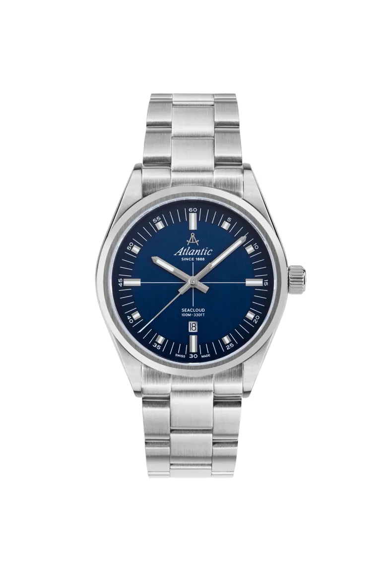 Seacloud | Blue Dial on Metal Bracelet