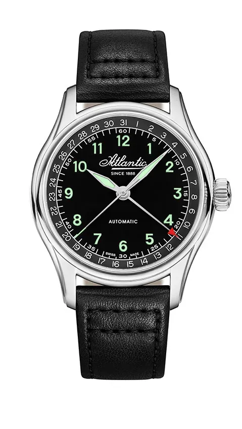 Worldmaster Automatic Pointer Date | Green Super-Luminova