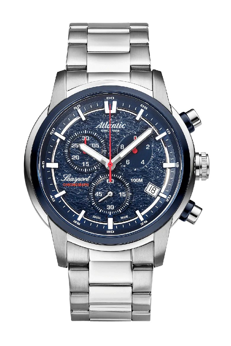 Seasport ND Chronograph Blue Steel