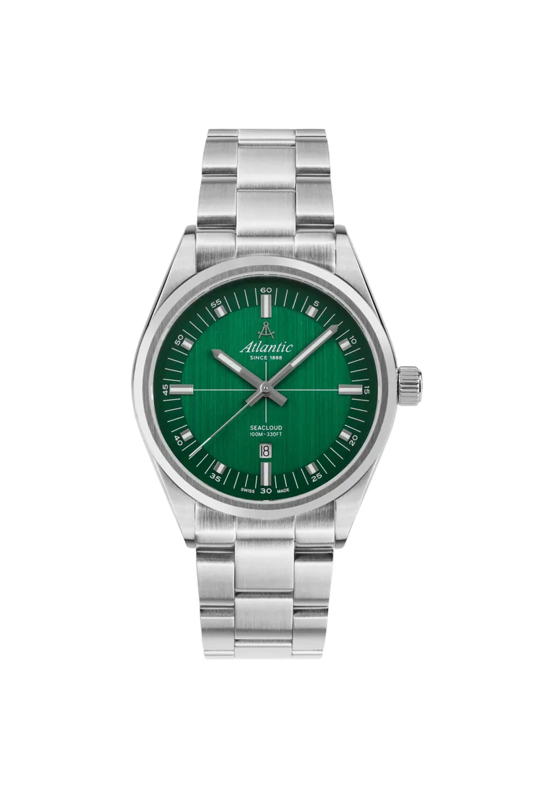 Seacloud | Green Dial on Metal Bracelet