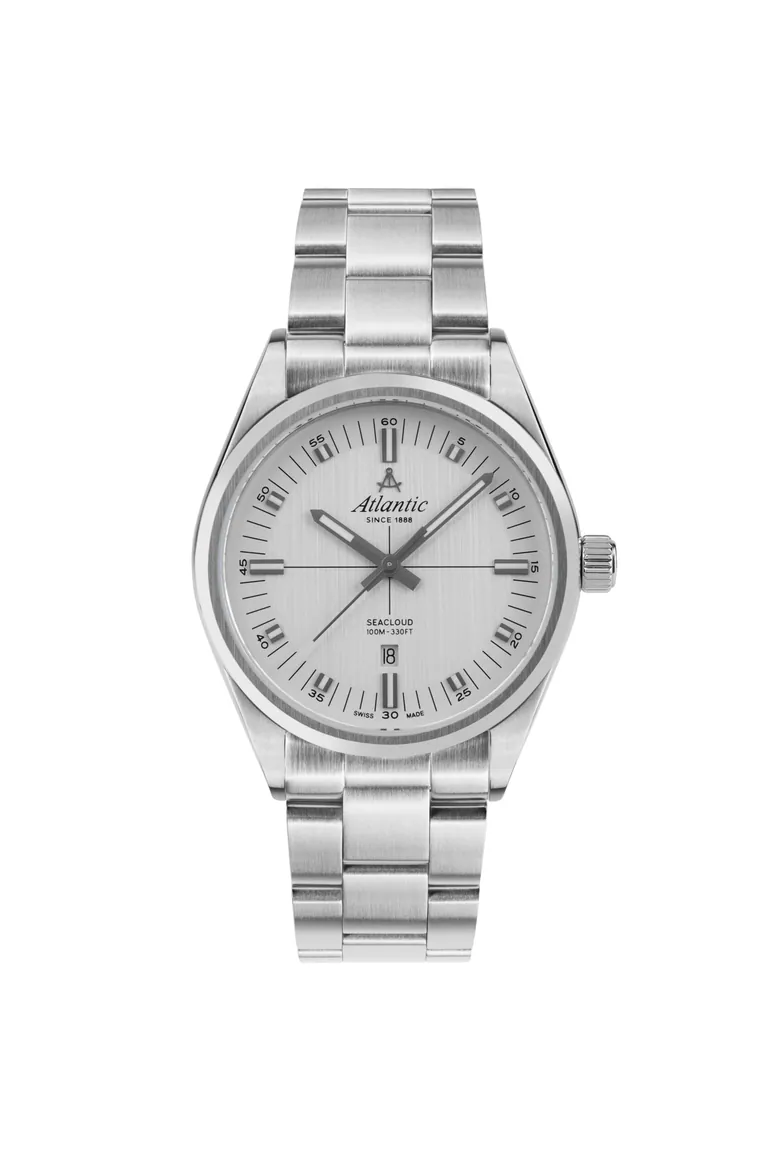 Seacloud | Silver Dial on Metal Bracelet
