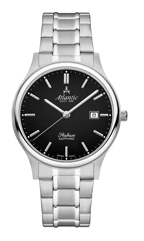 Seabase Gents Black Dial