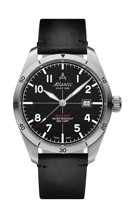 Seaflight New Edition Gents Black Leather
