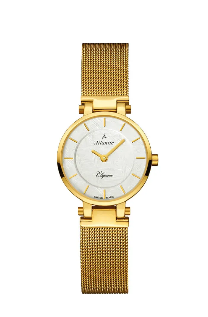 Elegance Small Yellow Gold PVD Silver