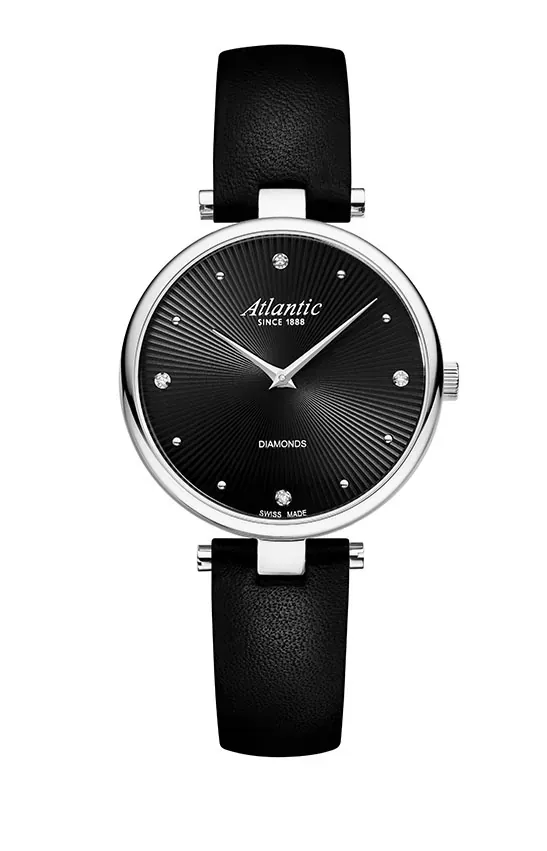 Elegance Royal Diamonds Pattern Edition | Black/Leather