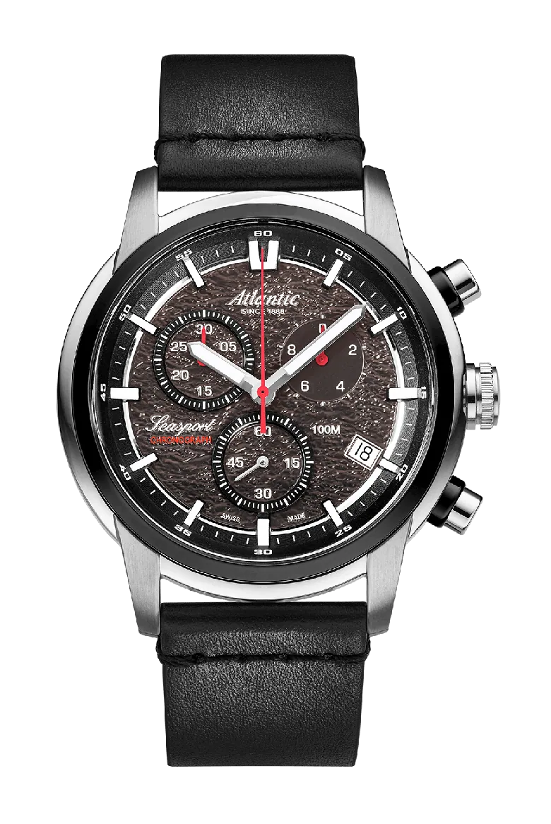 Seasport ND Chronograph Anthracite/Leather