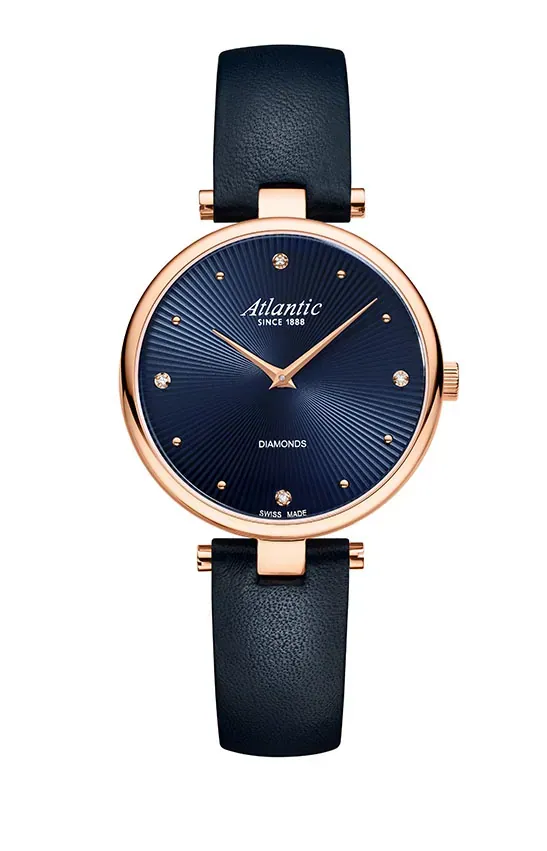 Elegance Royal Diamonds Pattern Edition | Blue/Leather