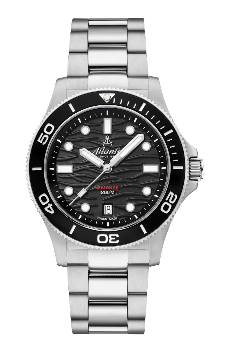Atlantic Mariner Quartz Wave Black