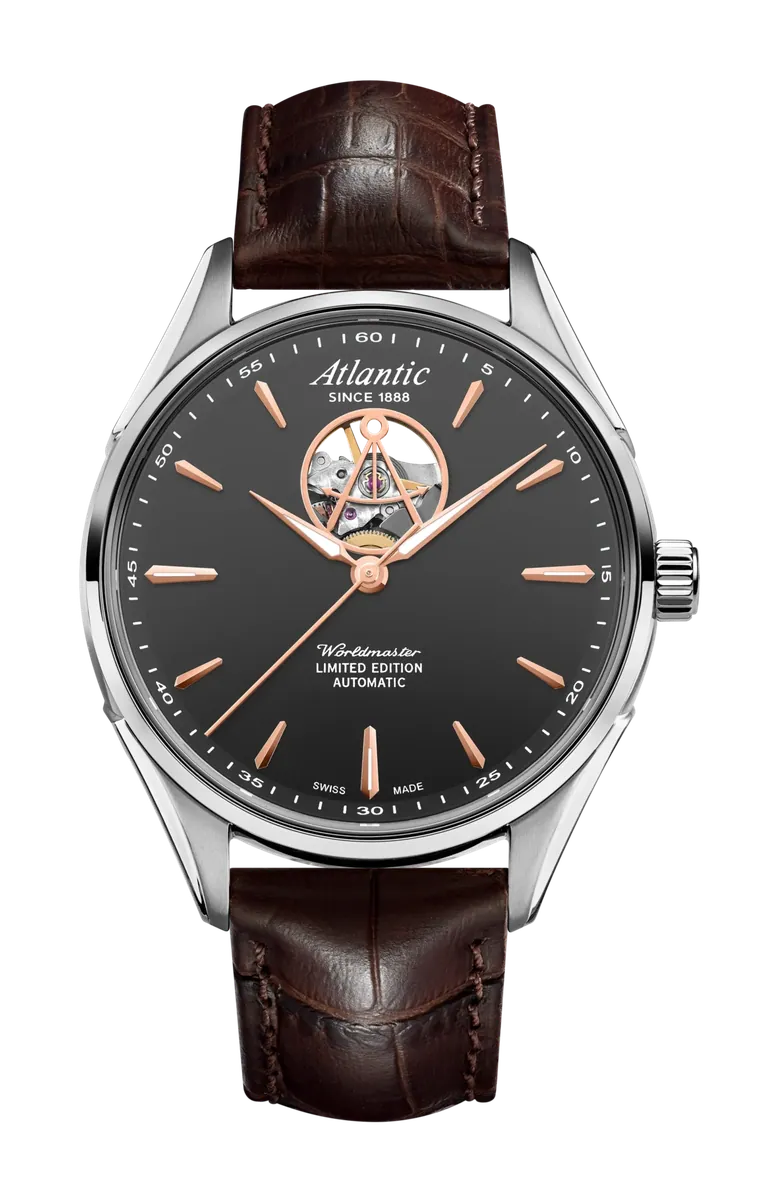 Worldmaster Open Heart Limited Edition | Anthracite with Rose Gold Accents