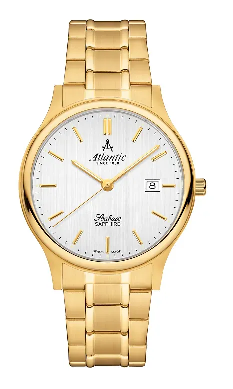 Seabase Gents Silver Dial PVD