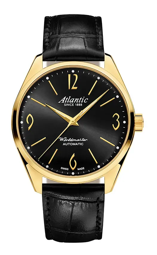 Worldmaster Art Deco Automatic | PVD/Leather Black