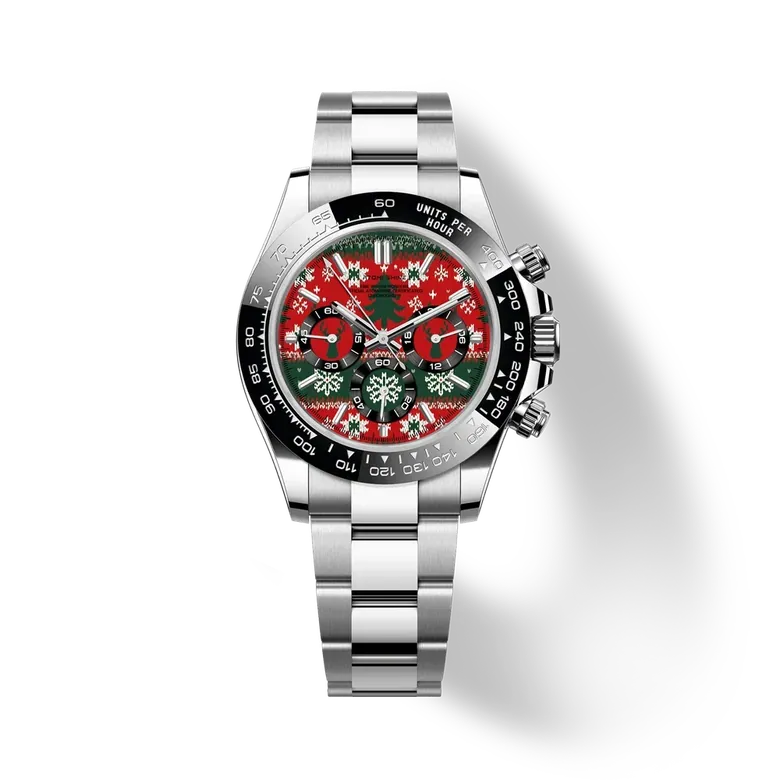 Velocirex Classic Watch 39mm, Frost Holiday