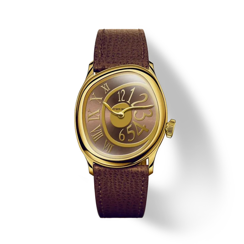 ILLUSION CLASSIC WATCH 34×38mm, Golden Flux