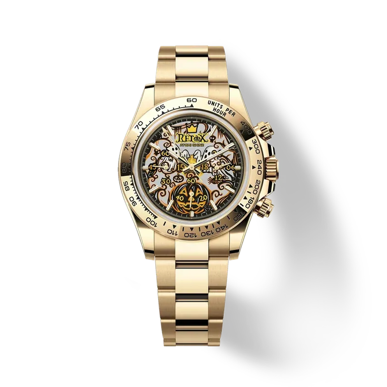 Velocirex Classic Watch 39mm, Golden Phantom