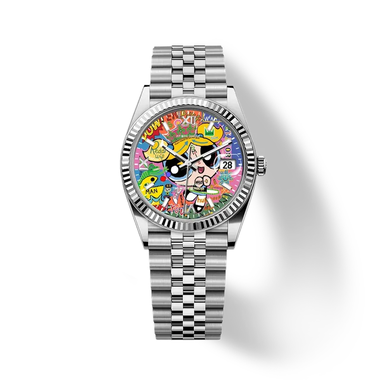 Eondate Classic Watch 36mm, Rebel Bloom