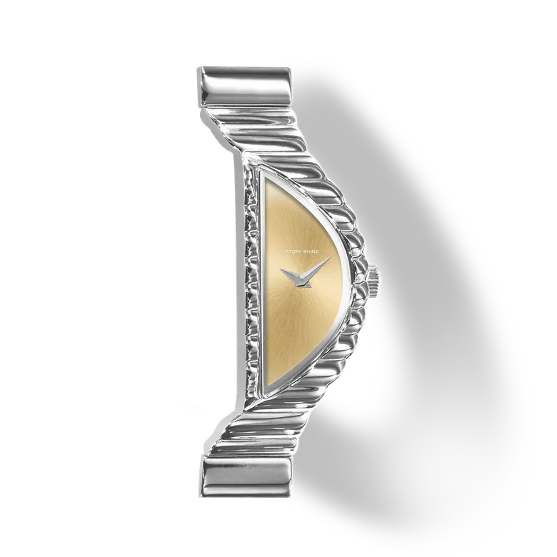 FIRST QUARTER CLASSIC WATCH 14mm, Golden Crescent