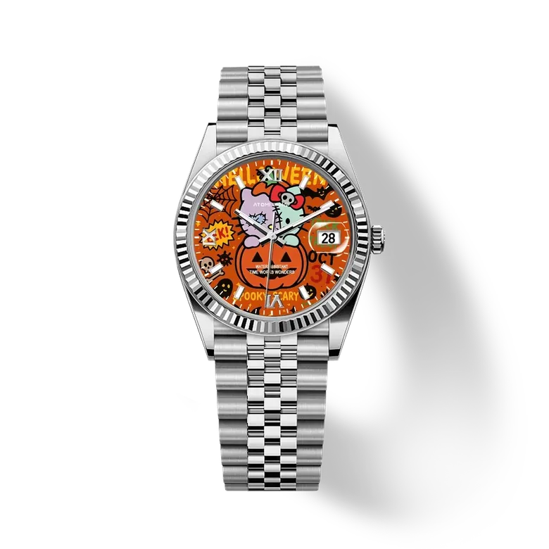 Eondate Classic Watch 36mm, Silver Spook