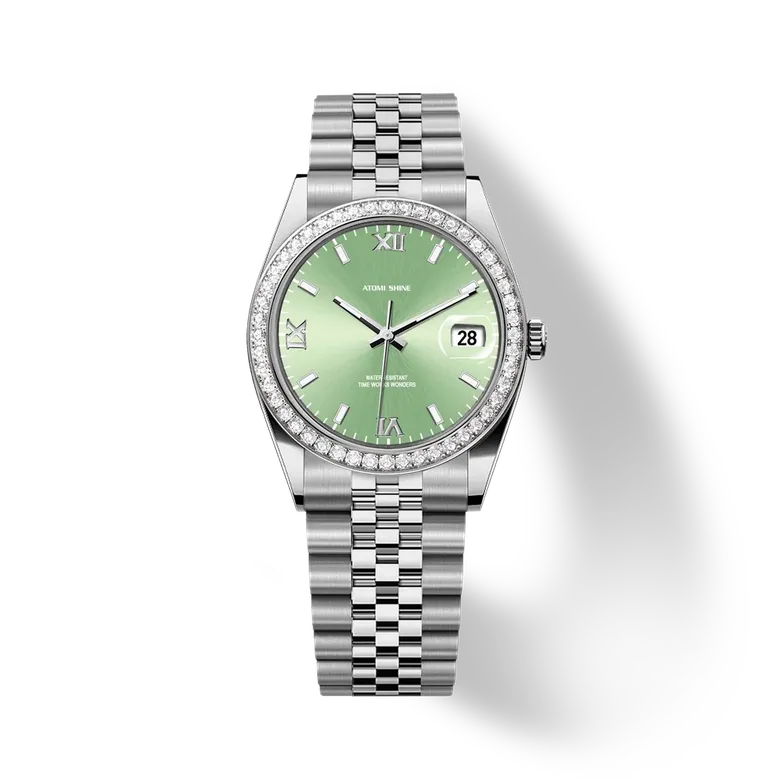 Eondate Diamond Watch 1.3cts, 36mm, Fresh Glow