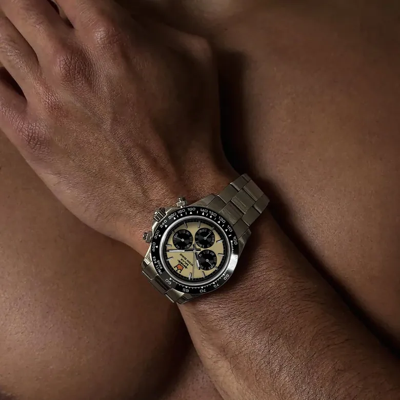 Velocirex Classic Watch 39mm, Steel Rebel