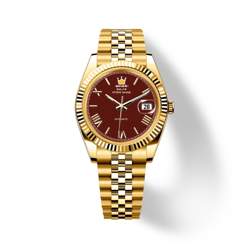 Eondate Maxi Classic Watch 40mm, Crimson Crown