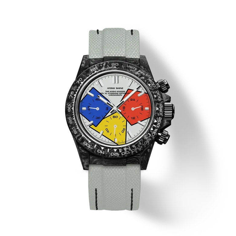 Velocirex Carbon Fiber Watch 39mm, Tone Shift