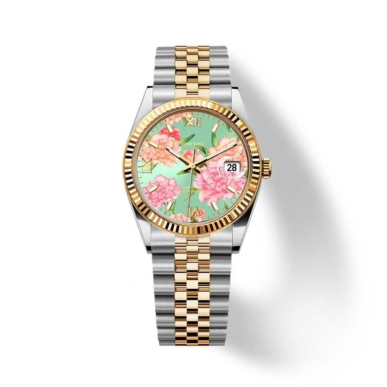 Eondate Classic Watch 36mm,Carnation Shine