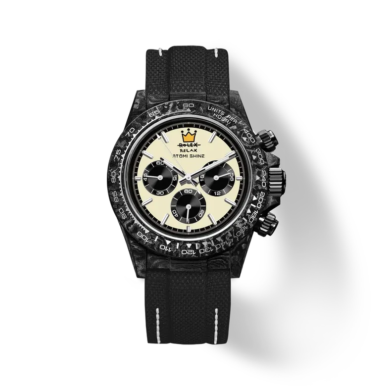Velocirex Carbon Fiber Watch 39mm, Carbon Rebel
