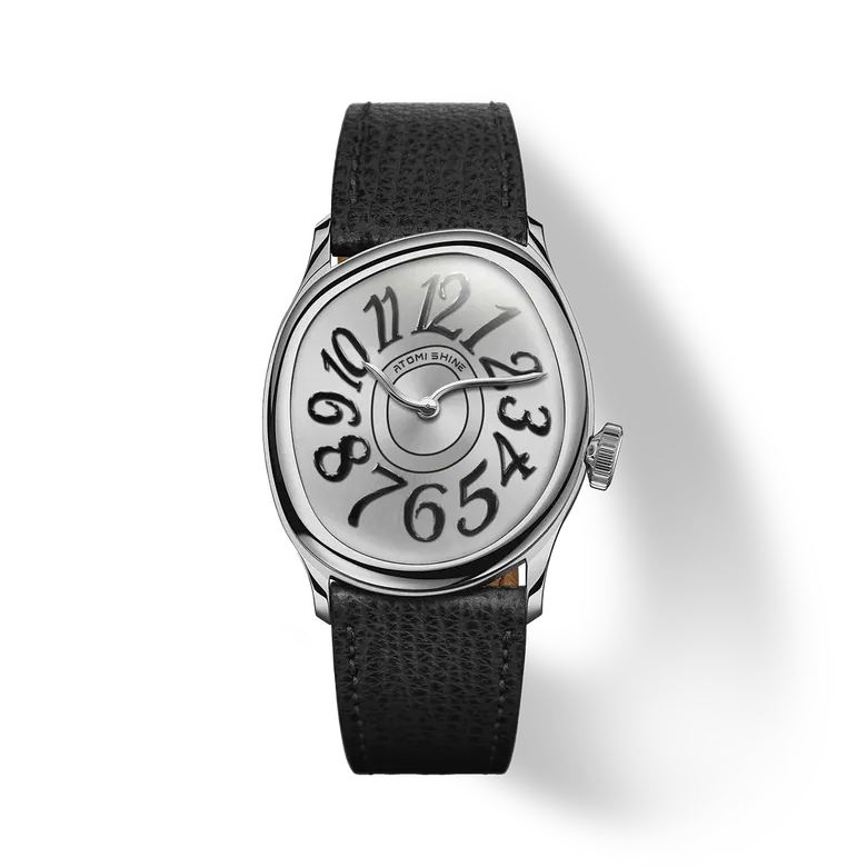 ILLUSION CLASSIC WATCH 34×38mm, Silver Twist