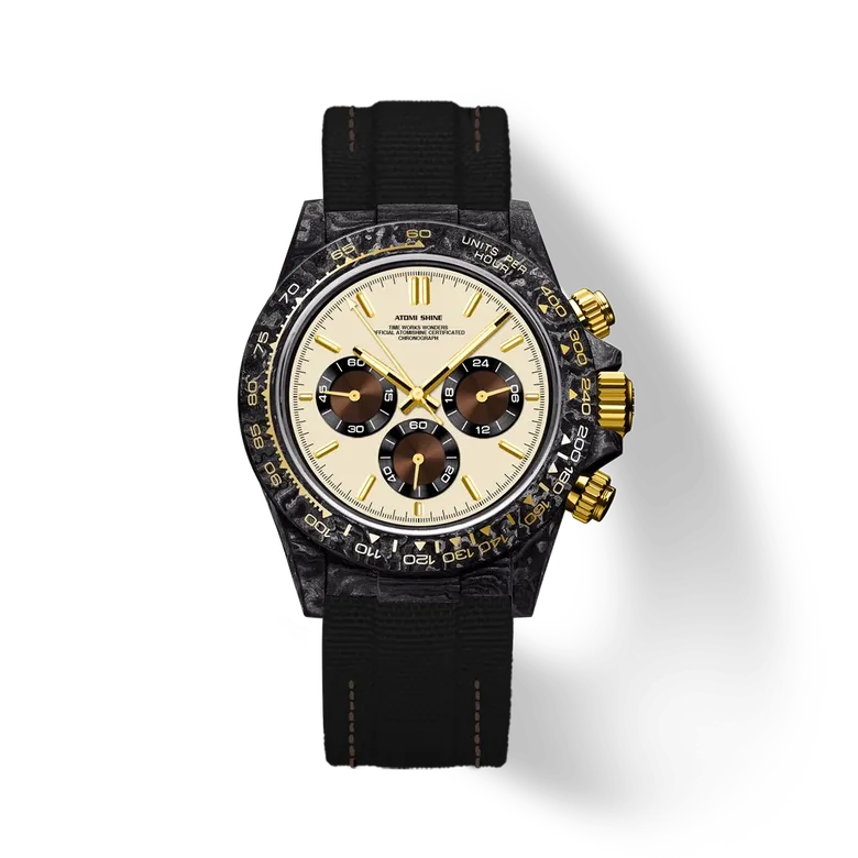 Velocirex Carbon Fiber Watch 39mm, Desert Shadow