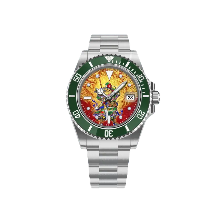 Aquaman Classic Diamond Watch (Red Valor)