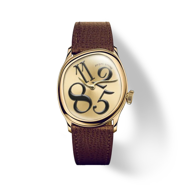 ILLUSION CLASSIC WATCH 34×38mm, Golden Warp